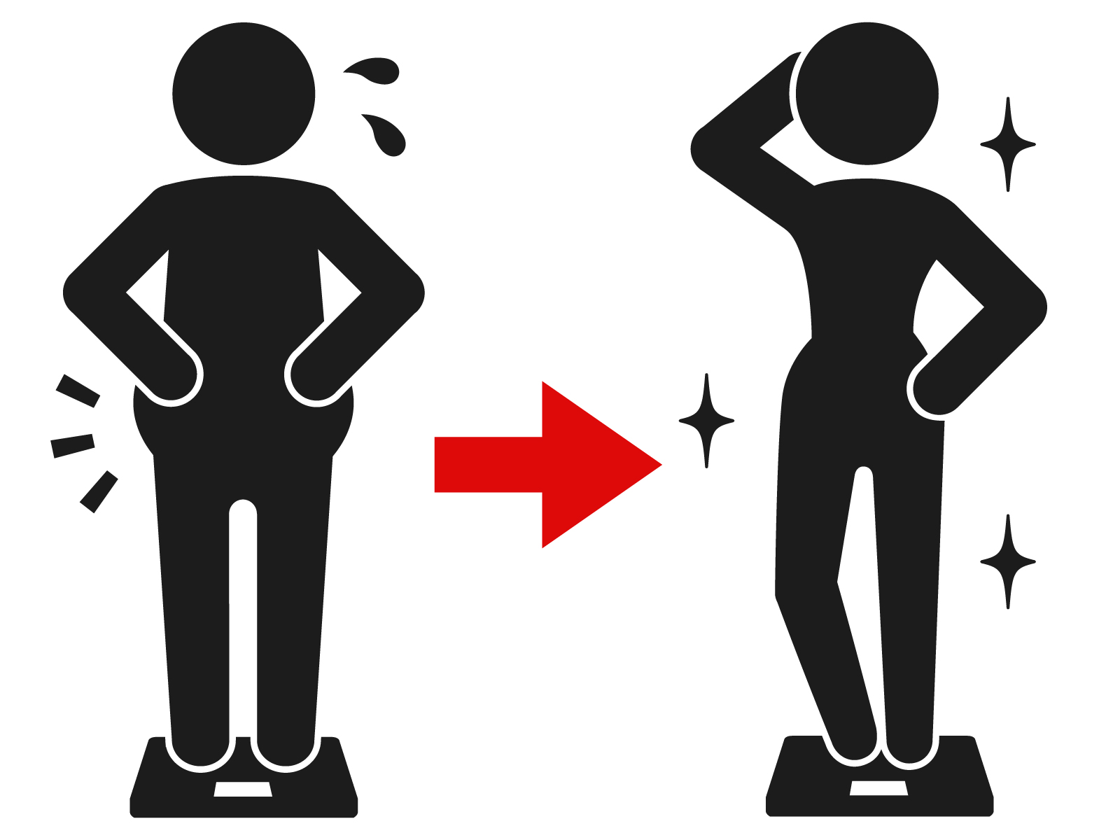 魅力的に変化する人物